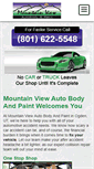 Mobile Screenshot of mountainviewautobody.net